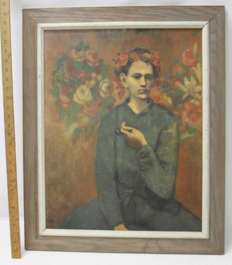 Framed Picasso Print - Boy with the Pipe (1 of 4)