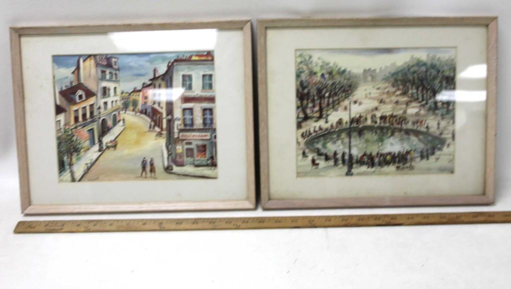 Framed Prints Bruzzelli Monte Martre and Le Carrousel (1 of 6)