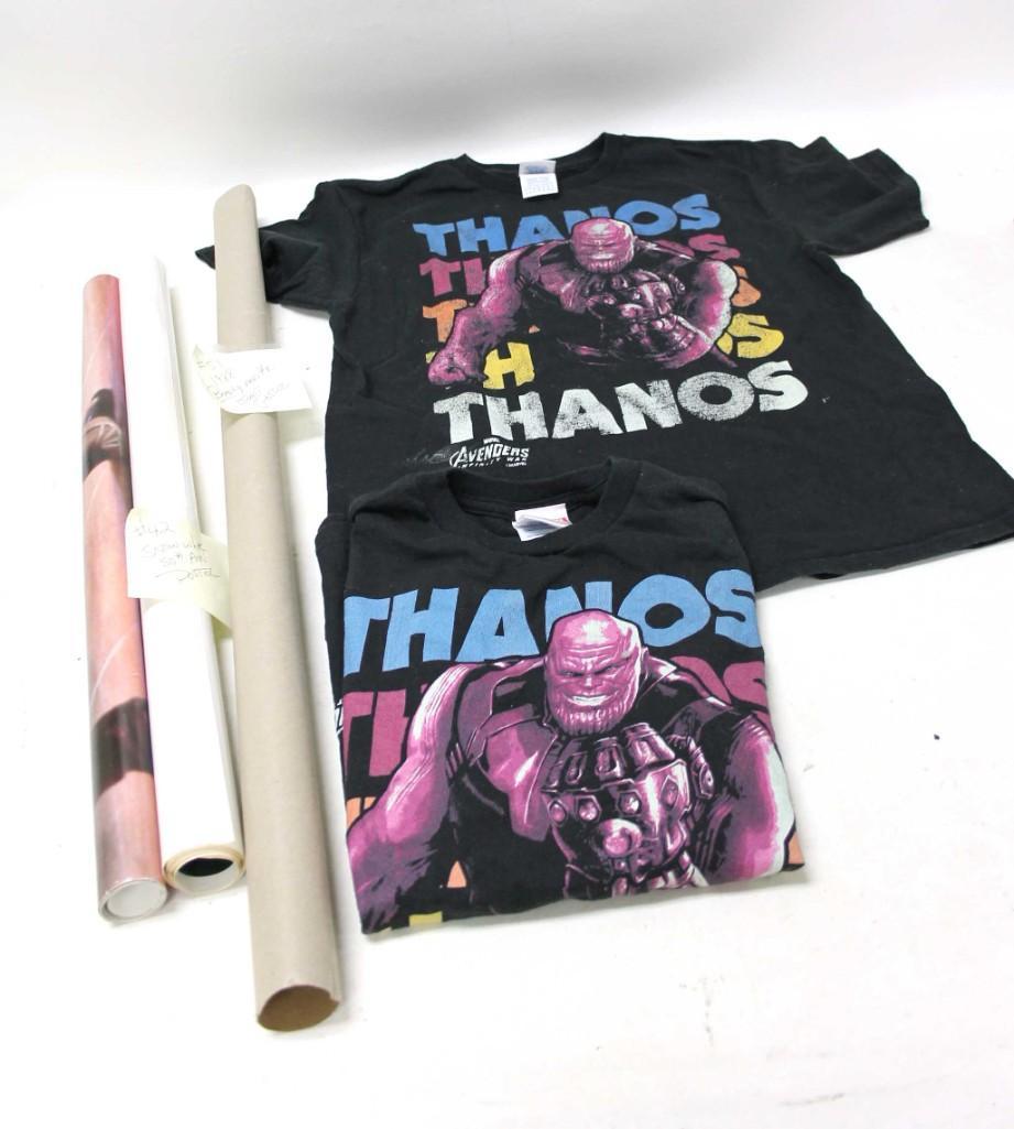 2 Avengers Thanos T-Shirts and Vintage Disney Posters (1 of 5)