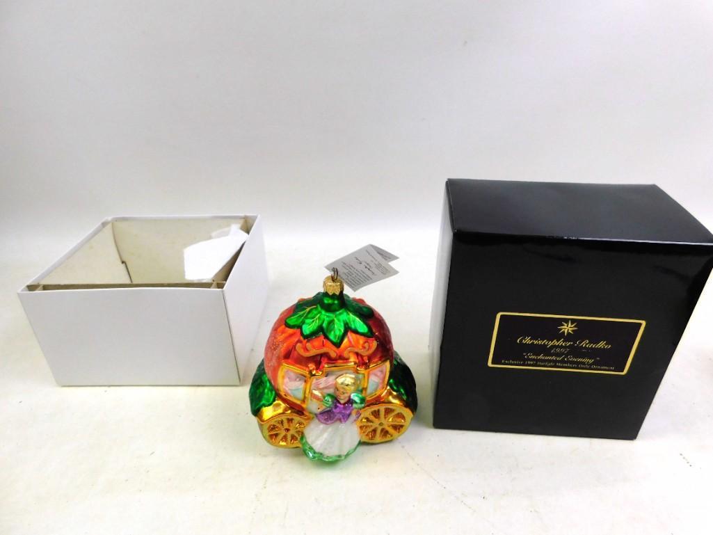 1997 Enchanted Evening Glass Christmas Ornament (1 of 6)