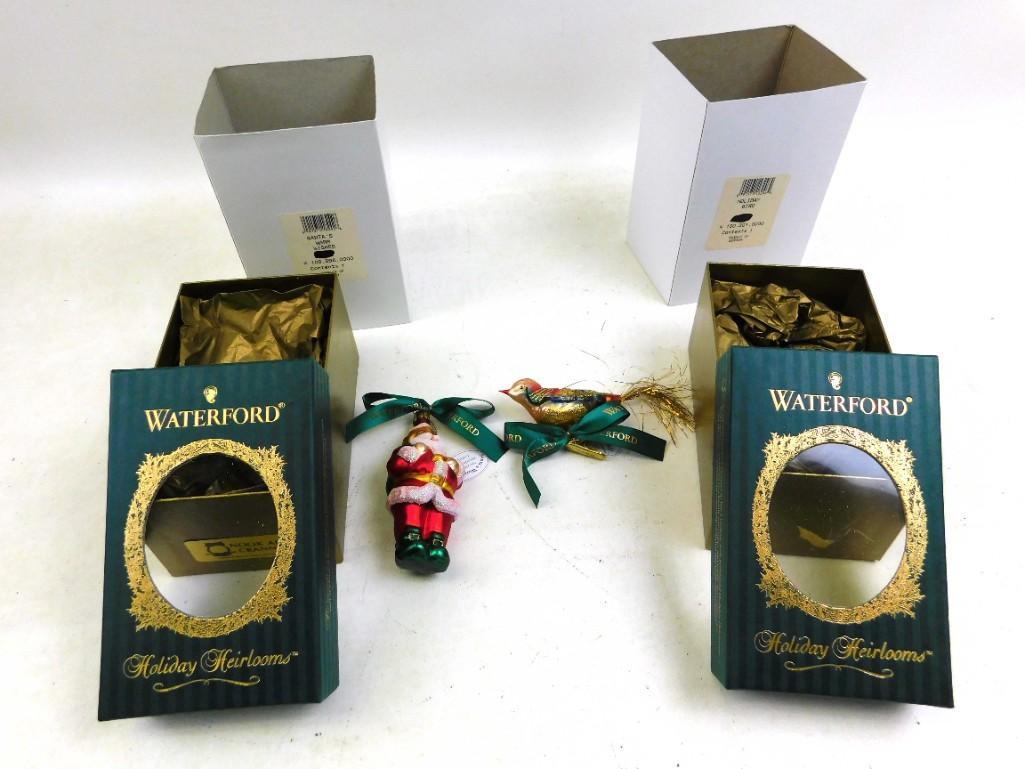 Waterford Glass Christmas Ornaments Santa's Warm Wishes (1 of 5)