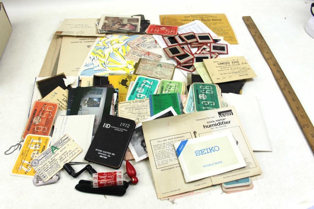 Lot of Vintage Ephemera: Lot of Vintage Ephemera