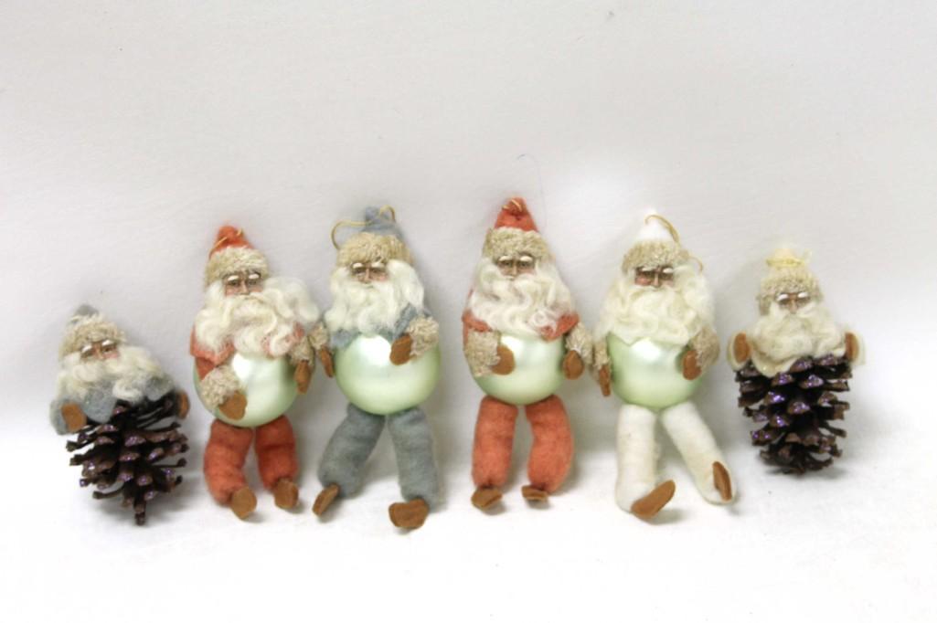 Vintage Santa Christmas Ornaments Unique: Vintage Santa Christmas Ornaments Unique