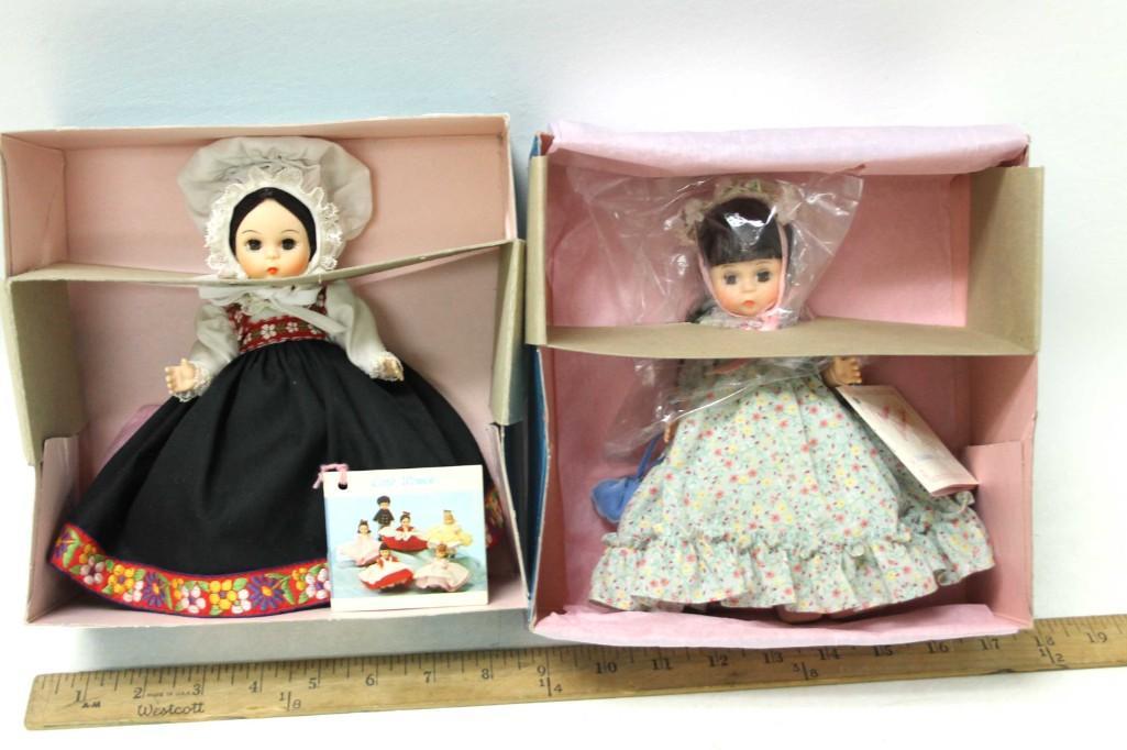 Vintage 8" Madame Alexander Dolls incl Lucy Locket &: Vintage 8" Madame Alexander Dolls incl Lucy Locket and Norway New in Box , Tight Joints!