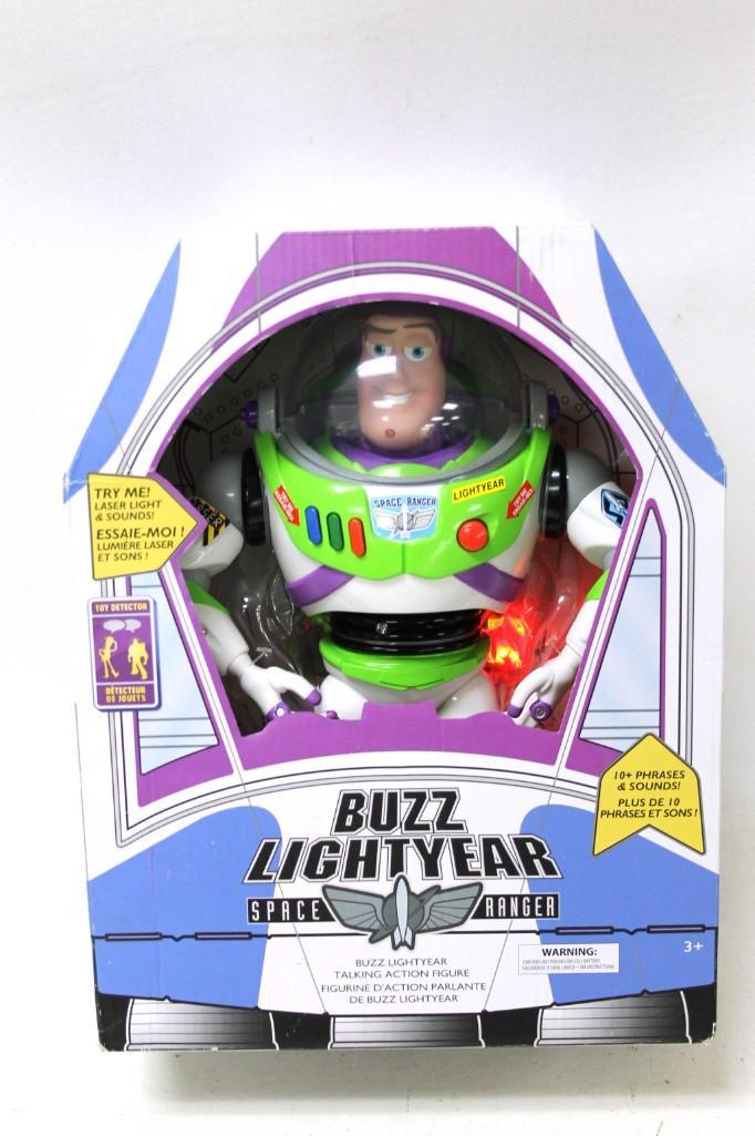 Buzz Lightyear Space Ranger New in Box: Disney Pixar Toy Story Talking Buzz Lightyear Space Ranger NIB