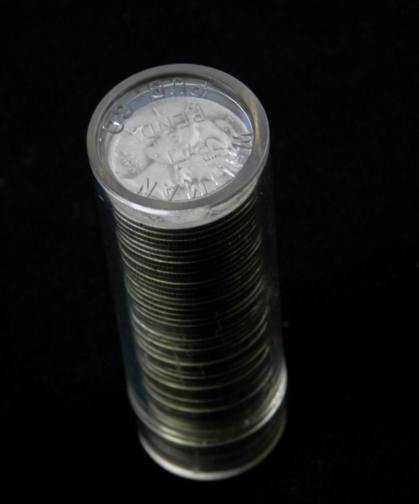 Roll of 50 Mercury Dimes 90% Silver: Roll of 50 Mercury Dimes 90% Silver