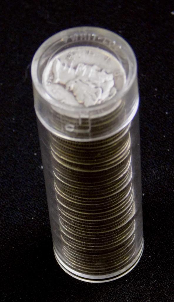 Roll of 50 Mercury Dimes 90% Silver: Roll of 50 Mercury Dimes 90% Silver