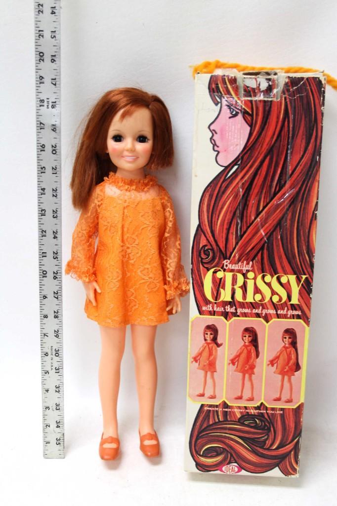 Vintage Ideal Crissy Grow Hair Doll with Original Box: Vintage Ideal Crissy Grow Hair Doll with Original Box