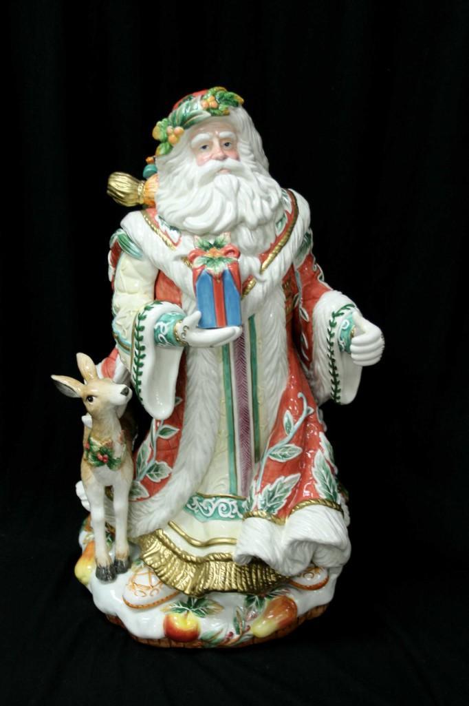 Fitz and Floyd Holiday Classics Santa Claus Figure: Fitz and Floyd Holiday Classics Santa Claus FigureRoughly 18" tall.No obvious cracks or chips.