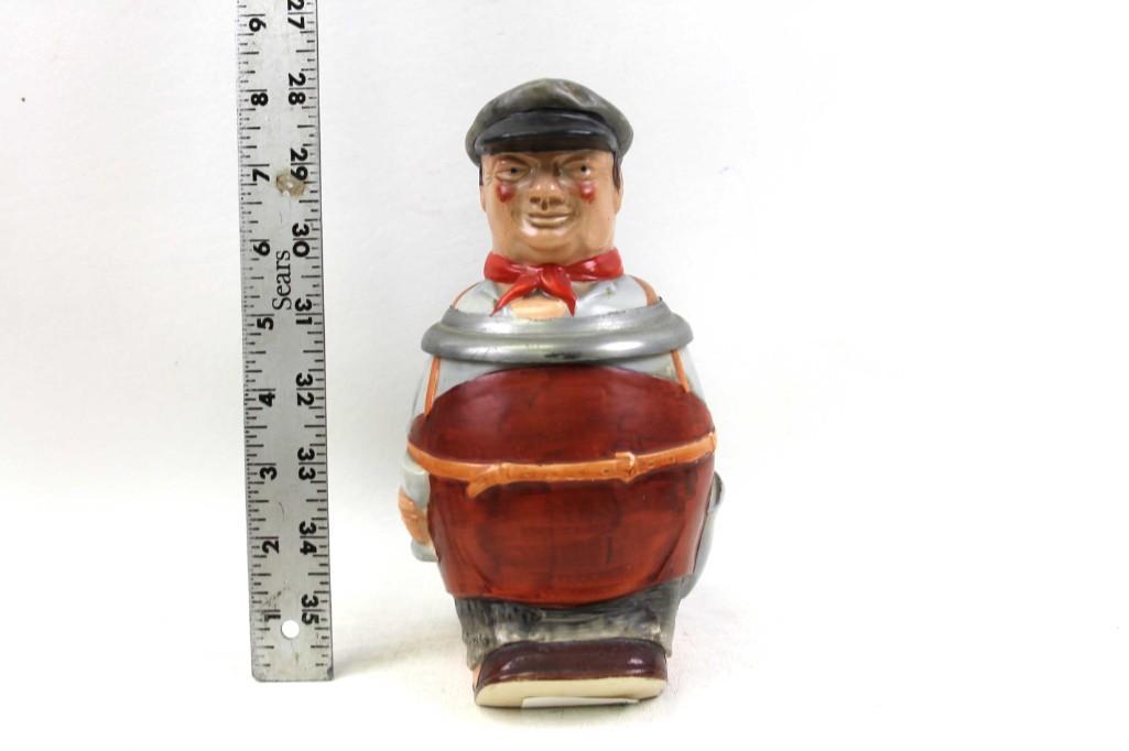 Old German Man Character Beer Stein: Old German Man Character Beer Stein