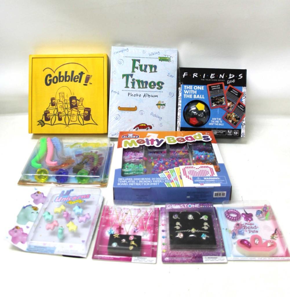 Lot of Games and Small Toys: Lot of Games and Small Toys . Includes Goblets Game , Friends Game , Lil Unicorns , etc Condition: Games not checked for completeness