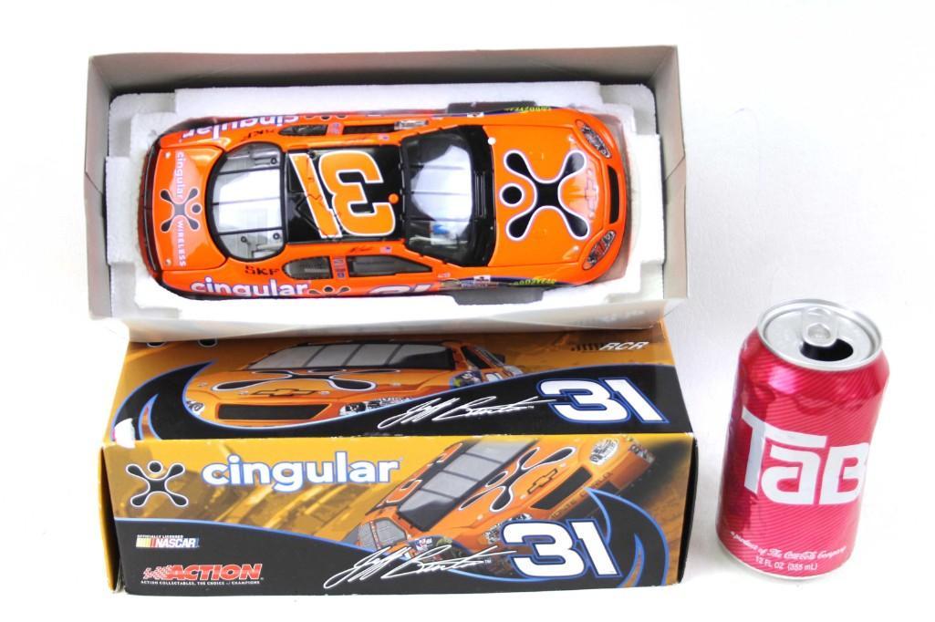 Action Jeff Burton Cingular 1:24 Scale Stock Car Model: Action Jeff Burton Cingular 1:24 Scale Stock Car Model in Original Box
