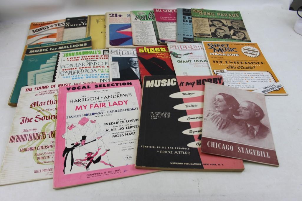Lot of Ephemera including Music Books: Lot of Ephemera including Music Books LOT C