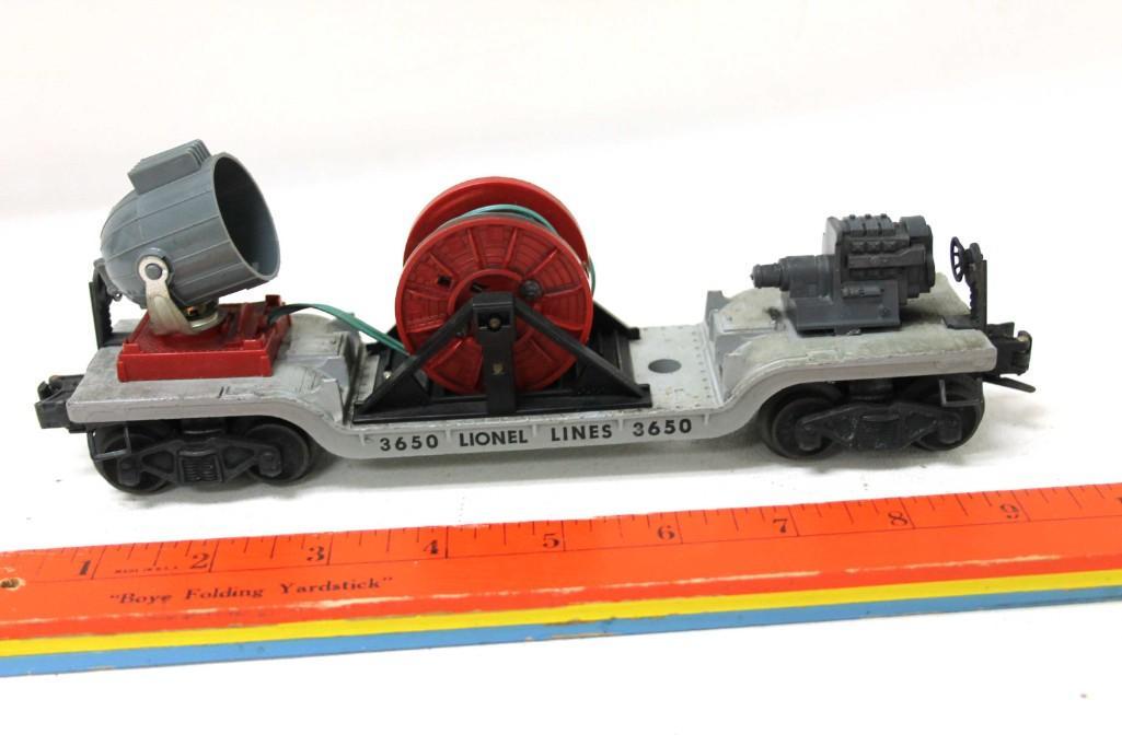 Lionel 3650 Train Car O Scale Search Light Car: Lionel 3650 Train Car O Scale Search Light Car