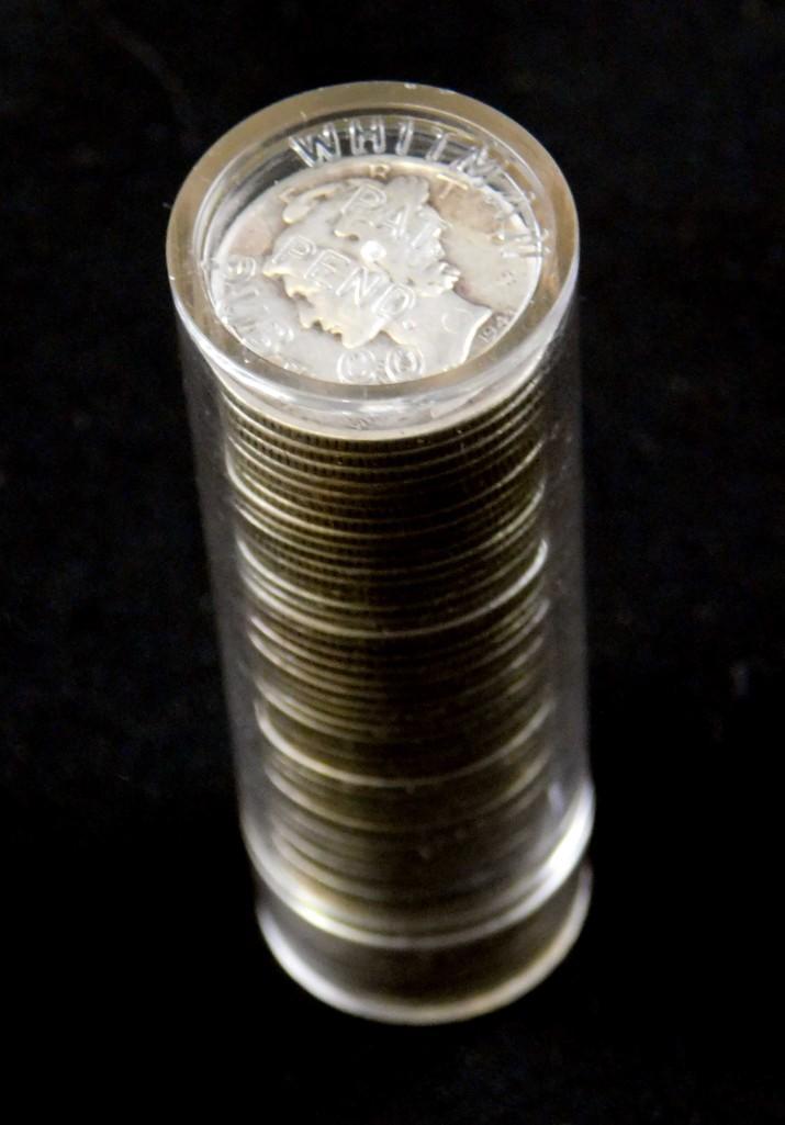 Roll of 50 Mercury Dimes 90% Silver: Roll of 50 Mercury Dimes 90% Silver