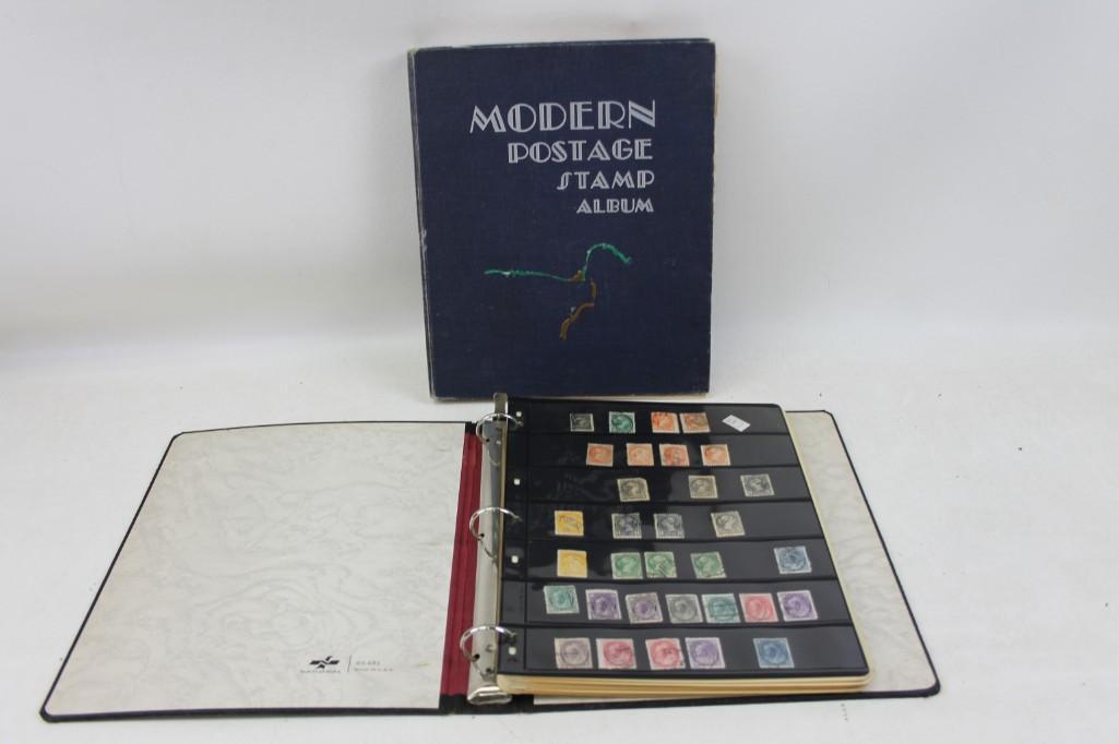Lot of 2 Stamp Books - Partially Full: Lot of 2 Stamp Books - Partially Full These are more empty than full, but still have plenty of stamps.