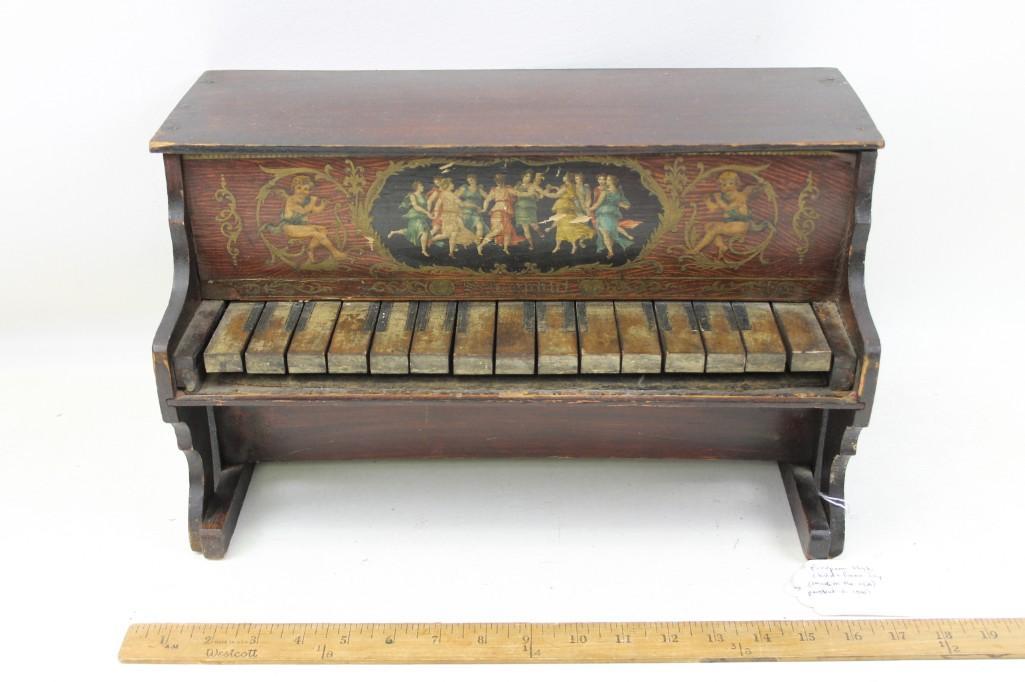 Antique Schoenhutt Toy Piano: Antique Schoenhutt Toy Piano (~c. 1900) If you ask nice, maybe Michele will play you a song