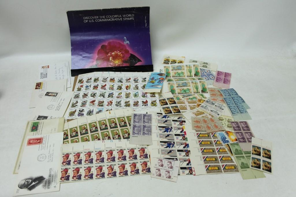 Large Lot of Commemorative US Postage Stamps: Large Lot of Commemorative United States Postage Stamps These could be used to mail things. Also has some first day of issue