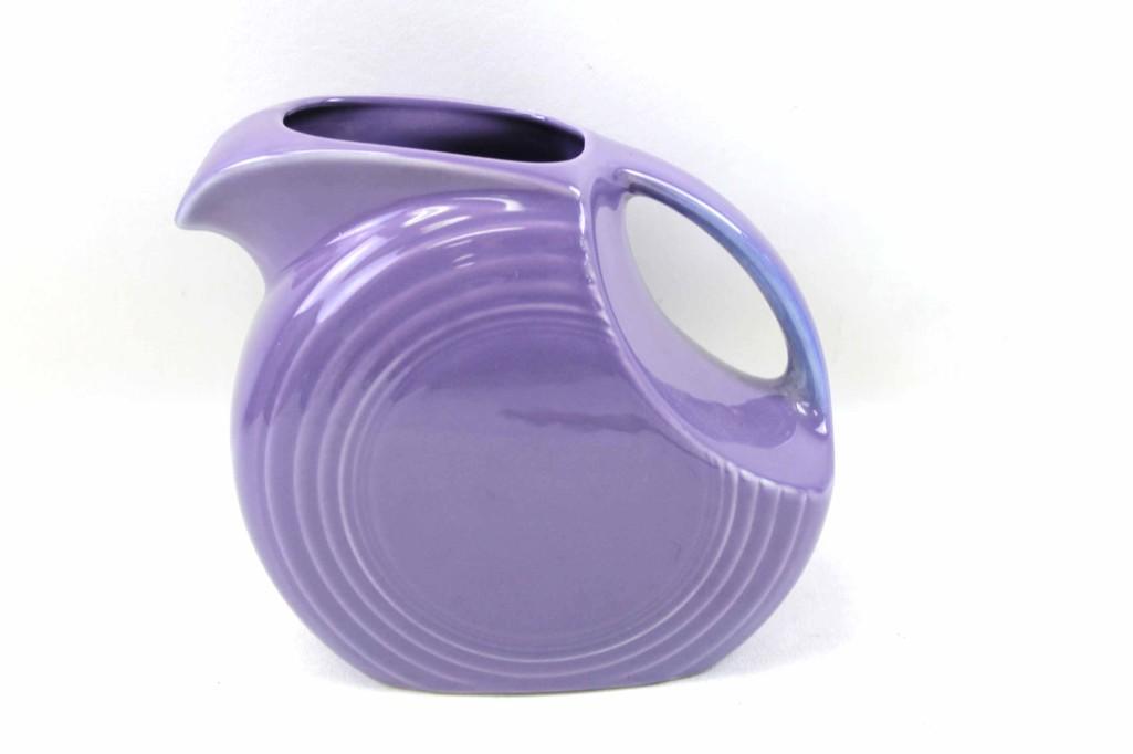 Fiestaware Lilac Disk Pitcher Discontinued Color Approx (1 of 5)
