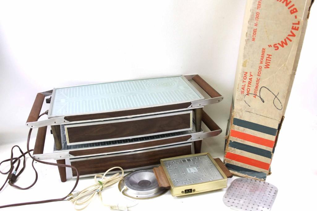 Mid Century Warming Trays incl Salton Hotray (1 of 5)