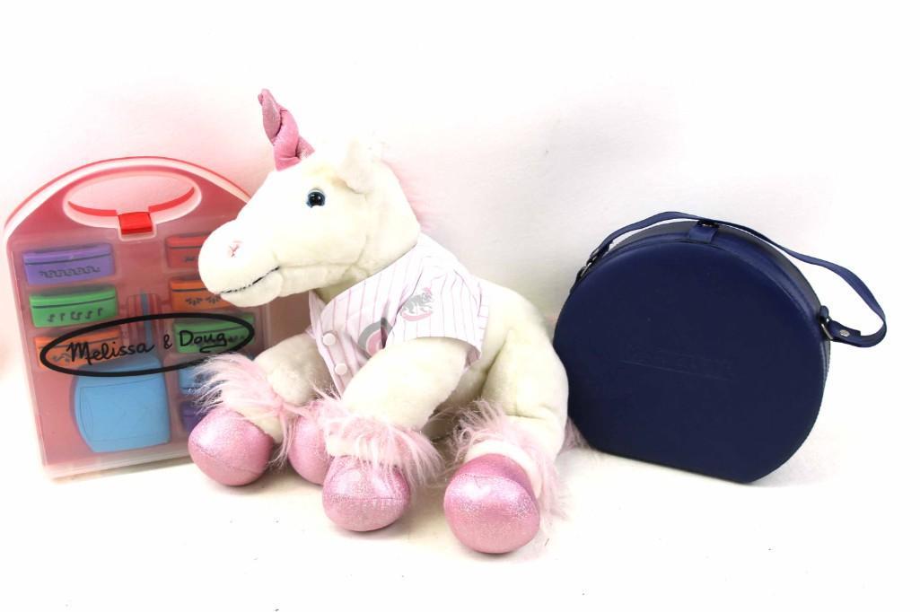 Stuffed Animal Unicorn, Madeline Tea / Flatware set, (1 of 5)