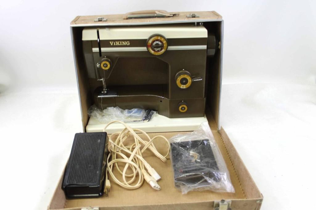 Viking Portable Sewing Machine with Case (1 of 6)