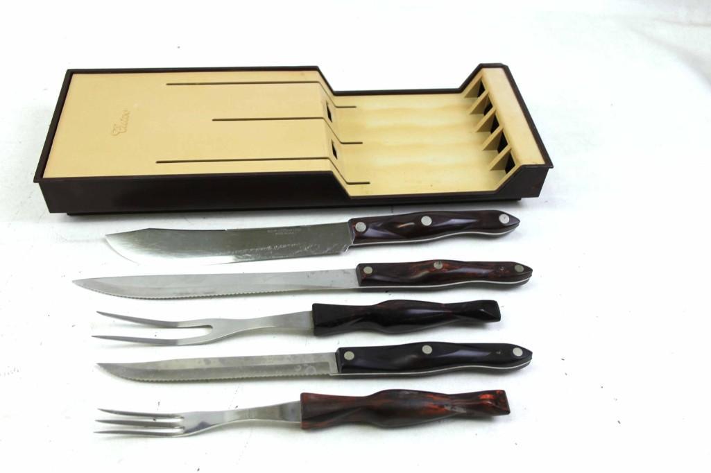 Set of Cutco Knives and Meat Forks (1 of 2)