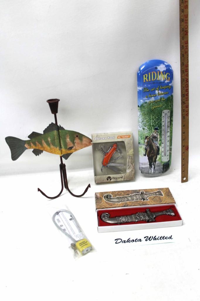 Outdoors Lot incl Dakota Whitted Knife , Reward Pocket (1 of 5)