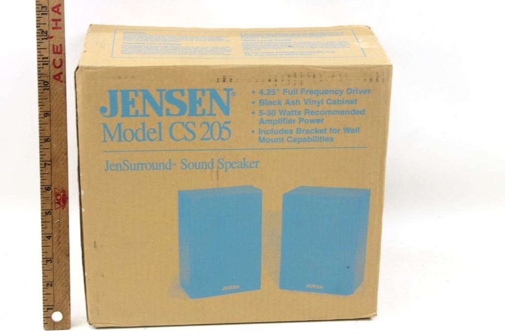 Jensen Surround Sound Speakers Model CS 205 Opened Box (1 of 3)