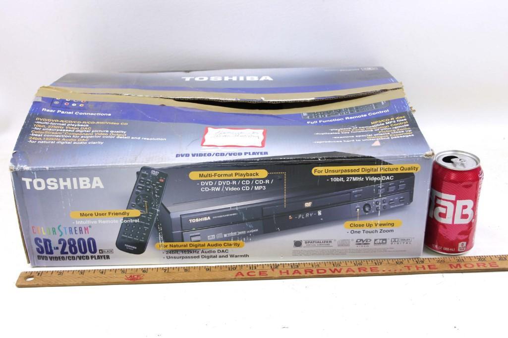 Toshiba DVD Video / CD  / VCD Player with Remote (1 of 4)