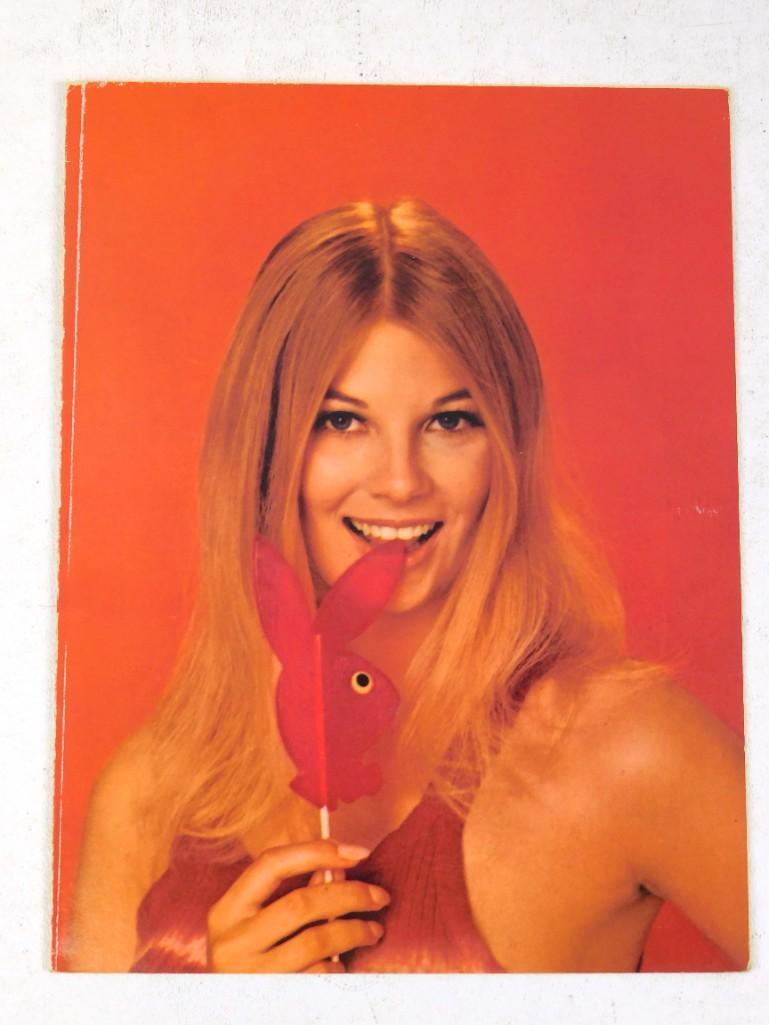Vintage 1971 Playboy Greeting Card Featuring Peggy (1 of 3)