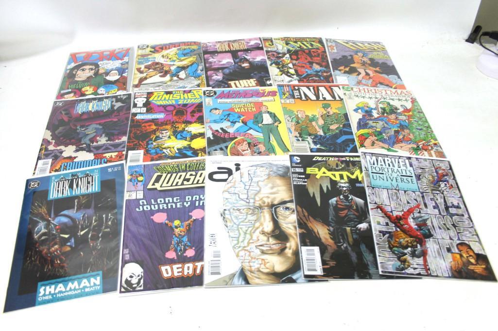 15 Comic Books incl Batman , Superman , The Punisher , (1 of 3)