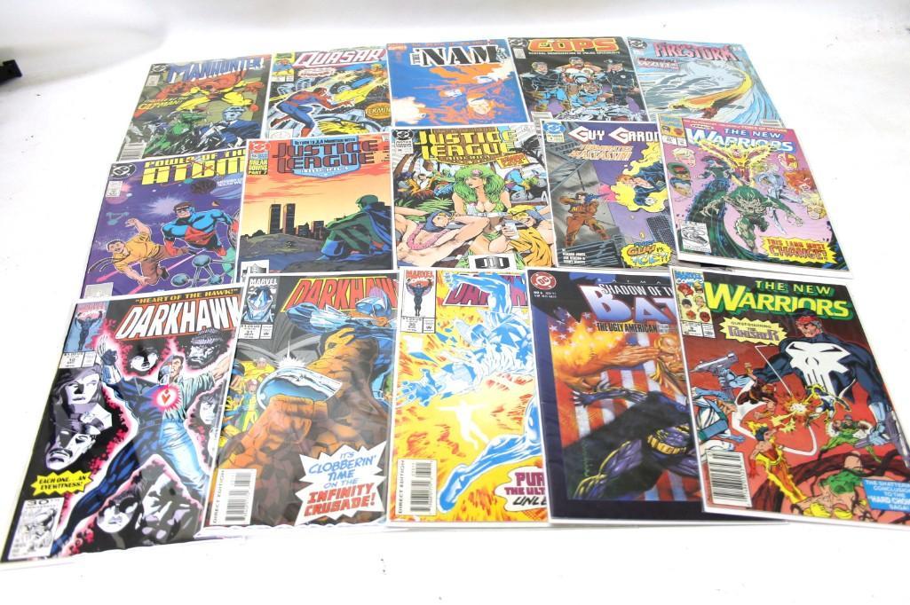 15 Comic Books incl The Nam , Justice League , (1 of 3)