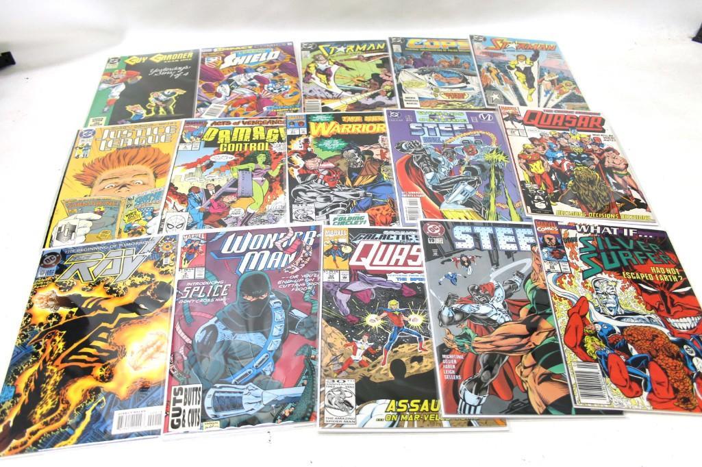 15 Comic Books incl Wonder Woman , Silver Surfer , (1 of 3)