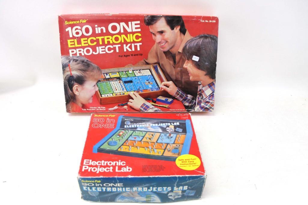 2 Vintage Kids Electronic Science Project Kits (1 of 6)