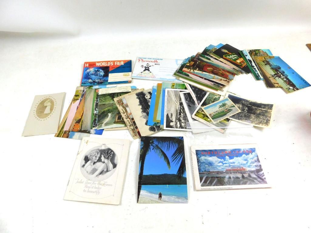 Lot of Ephemera incl Vintage Postcards .  Incl New York (1 of 6)