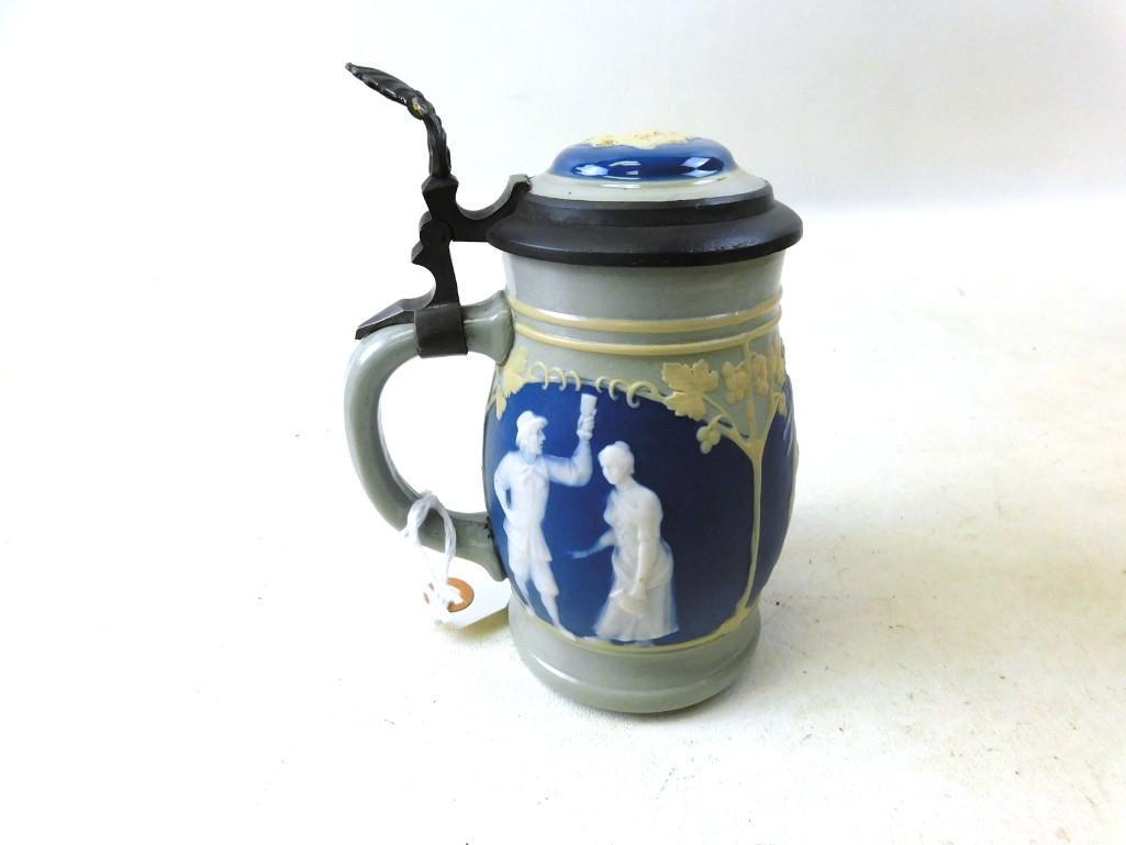 Mettlach Cameo Beer Stein #2608 1/3 Liter (1 of 9)