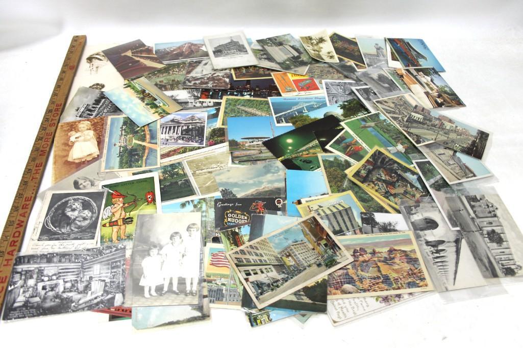 Lot of Vintage Ephemera Mostly Postcards (1 of 4)
