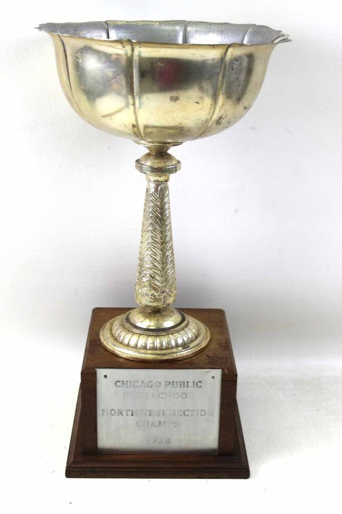 Large 1928 Chicago Public High School Trophy (1 of 6)