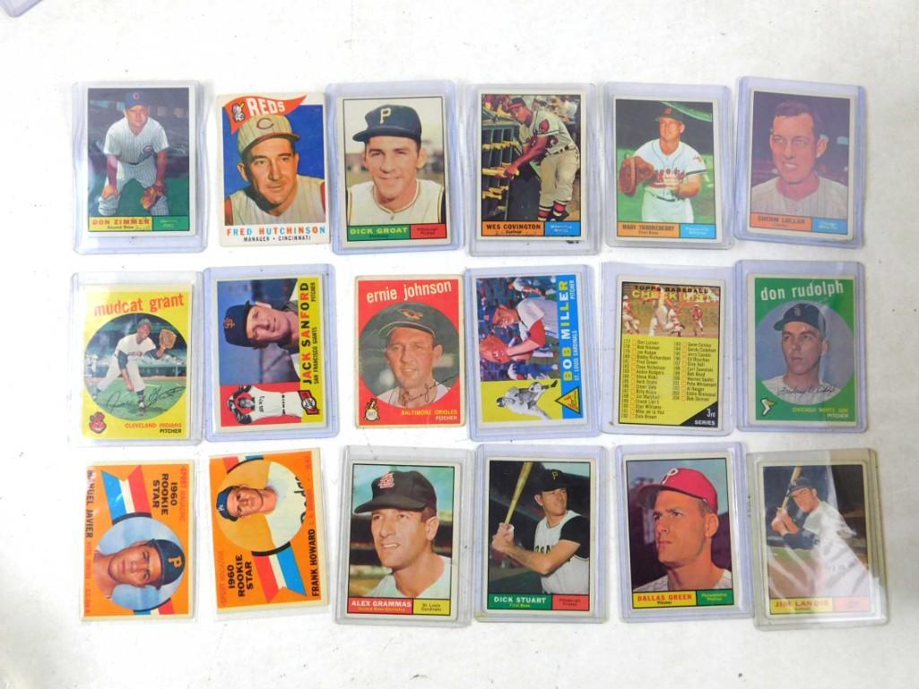 Lot of 18 Baseball Cards including Don Zimmer (1 of 7)