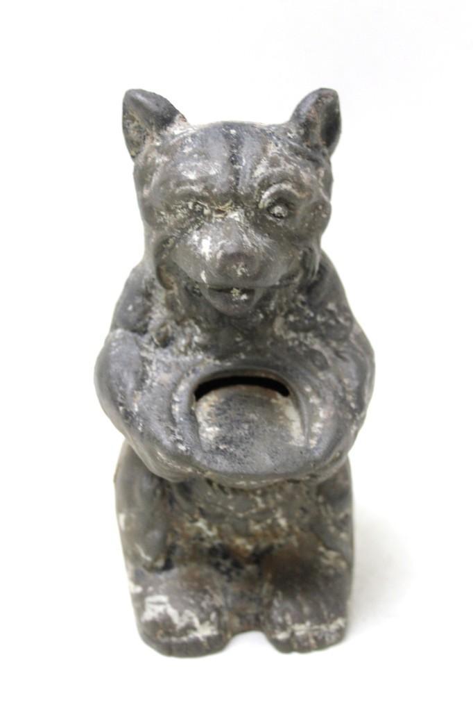 Bear Cast Iron Bank (1 of 6)