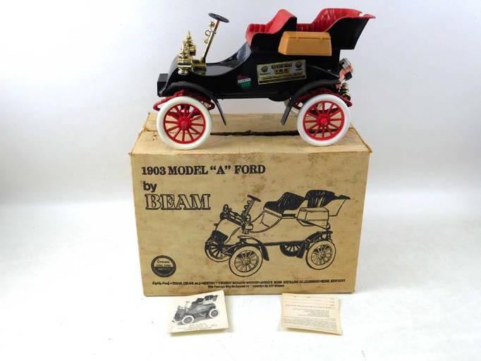 Collectible Jim Beam Model A Ford Decanter With