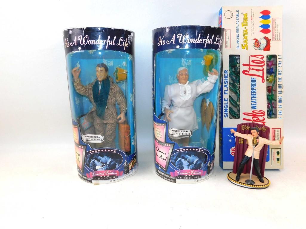 Collectibles Lot incl It's a Wonderful Life Figures , (1 of 8)