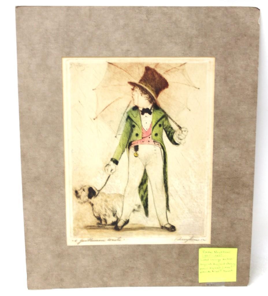 Pierre Nuyttens (1885-1960) Original Dry Point Etching (1 of 6)