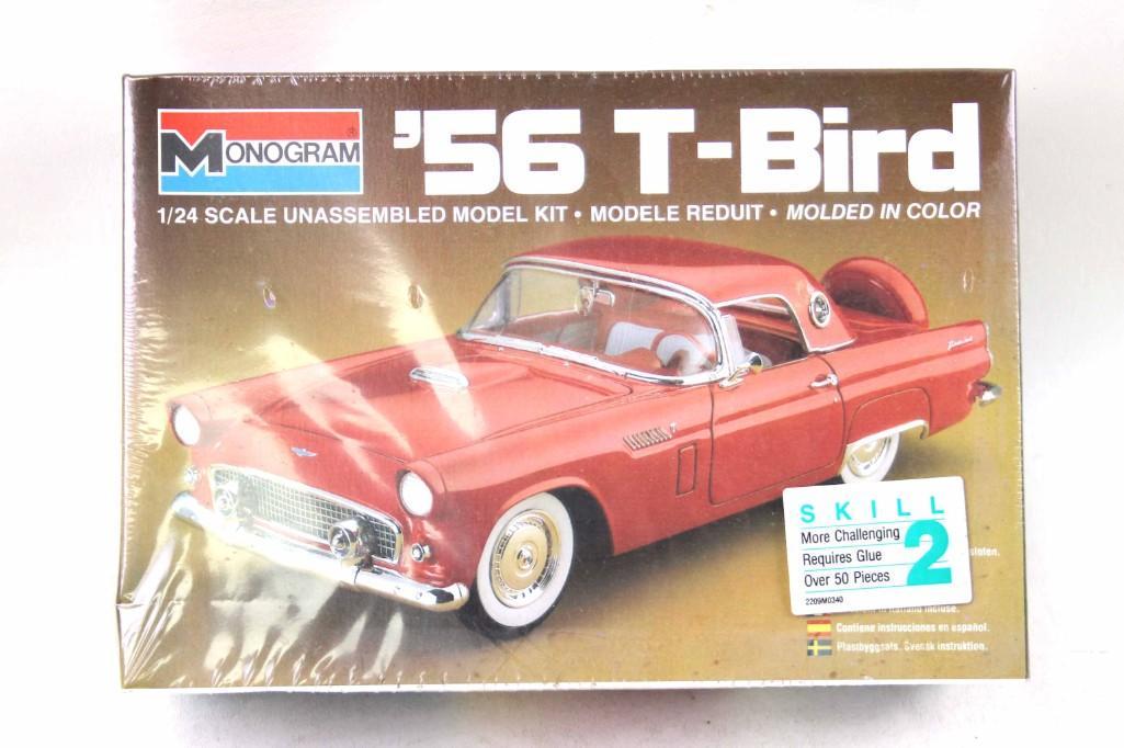 Monogram '56 T Bird Model Car Kit New and Sealed (1 of 4)