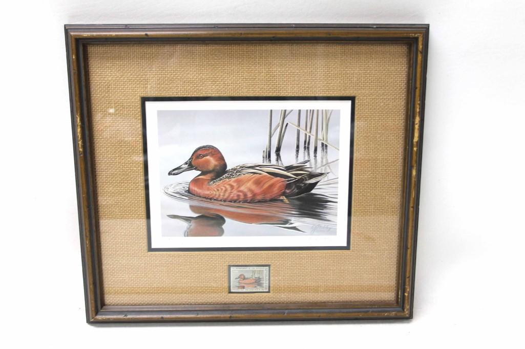 Gerald Mobley Federal Duck Stamp Print Framed (1 of 3)