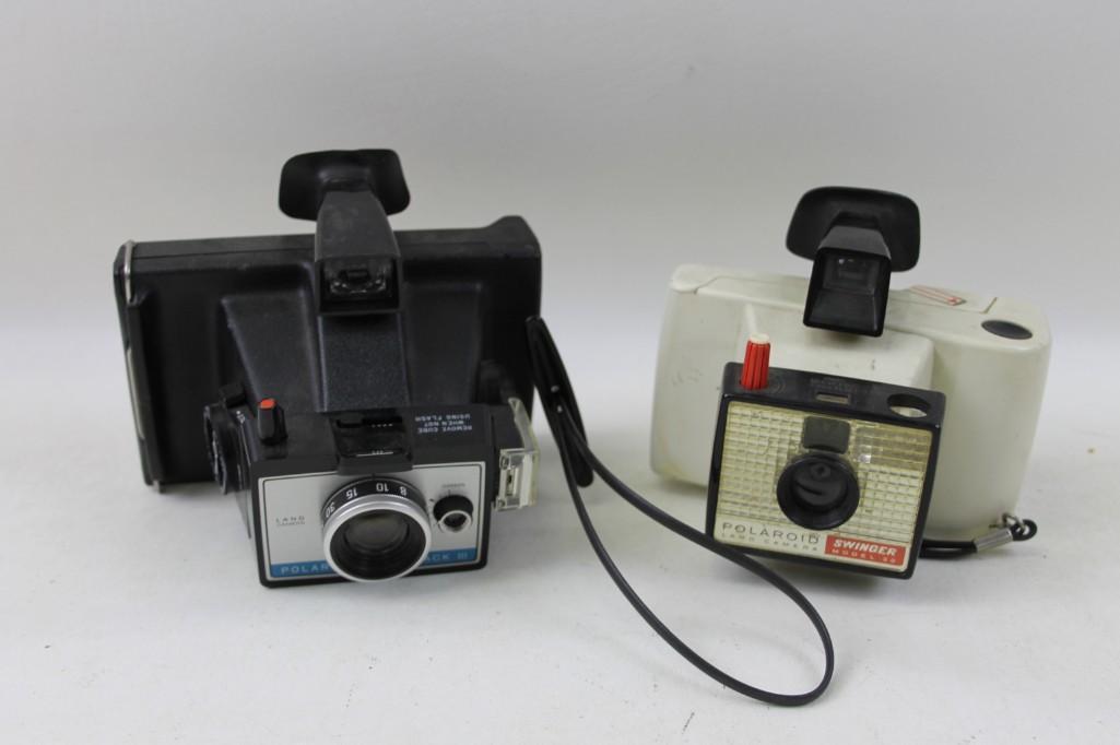Lot of 2 Vintage Polaroid Cameras (1 of 6)