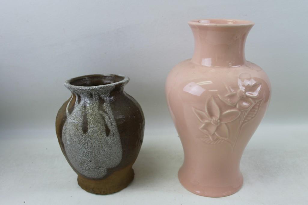 Two Large Ceramic Vases - One is Haeger (1 of 7)