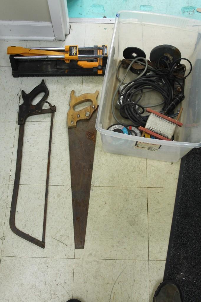 Tool Lot - Saws, Heavy Duty Tile Cutter, Misc. Stuff, (1 of 6)