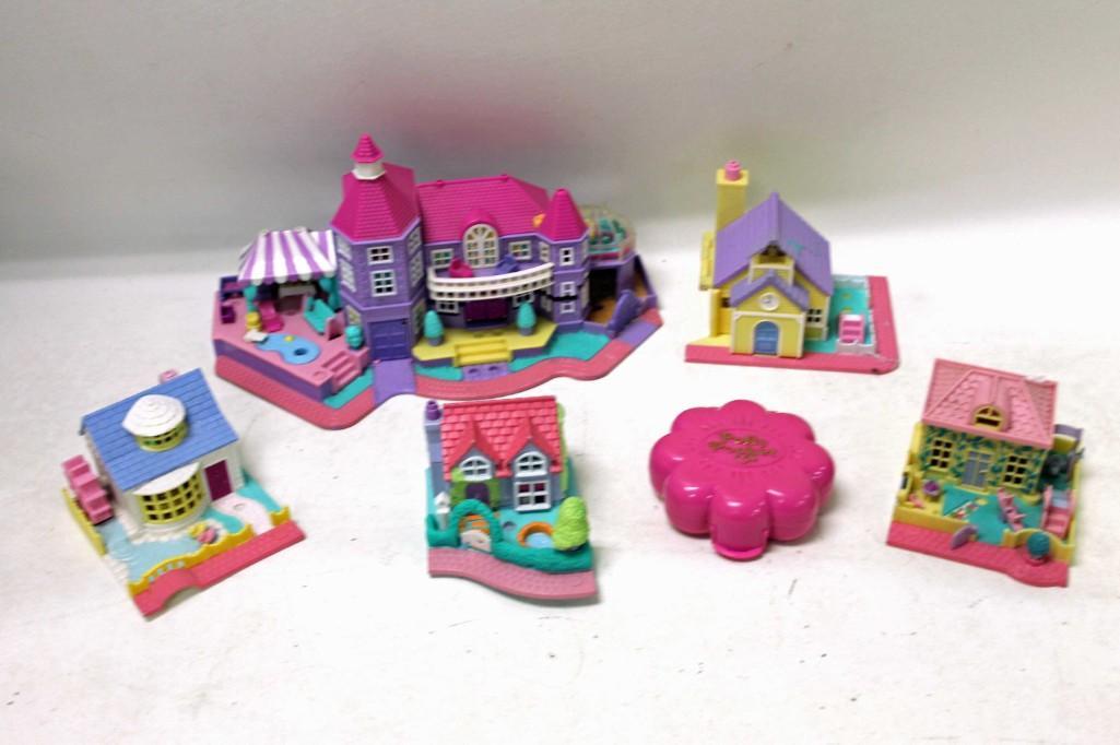 6 Vintage 1980s - 1990s BLUEBIRD Polly Pocket Playsets (1 of 8)